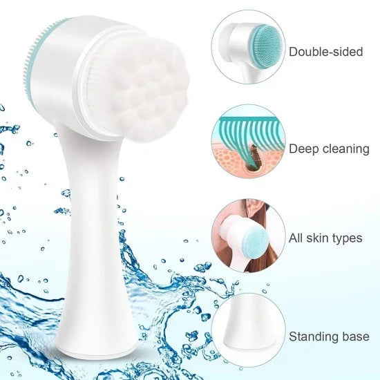 2 in 1 Face Scrubber Brush Beauty Products