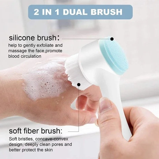 2 in 1 Face Scrubber Brush Beauty Products