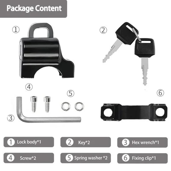 Bike Helmet Lock Automotive