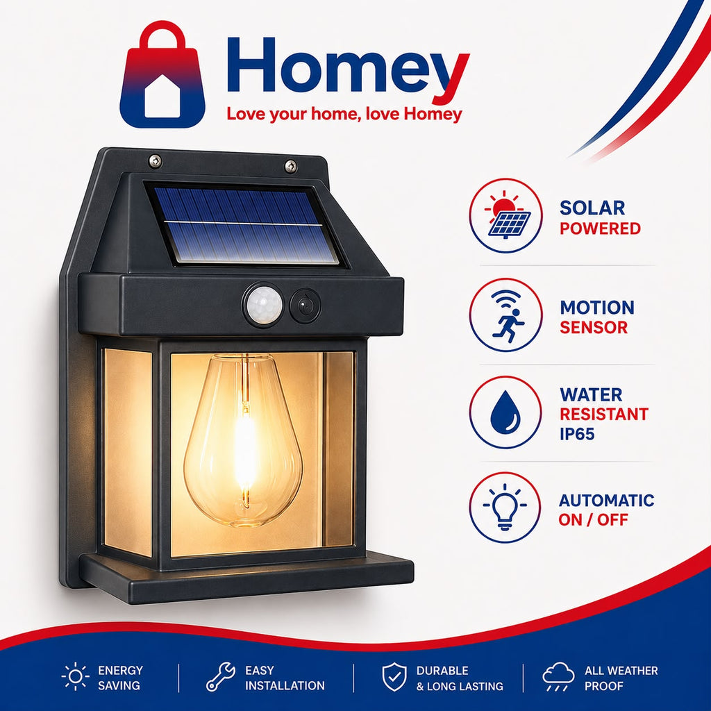 Solar Wall Bulb Lamp Outdoor