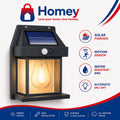 Solar Wall Bulb Lamp Outdoor