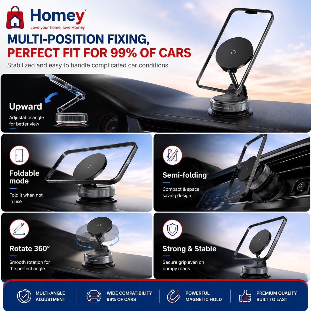Vacuum Magnetic Phone Holder Mobile Stand Mobile Accessories
