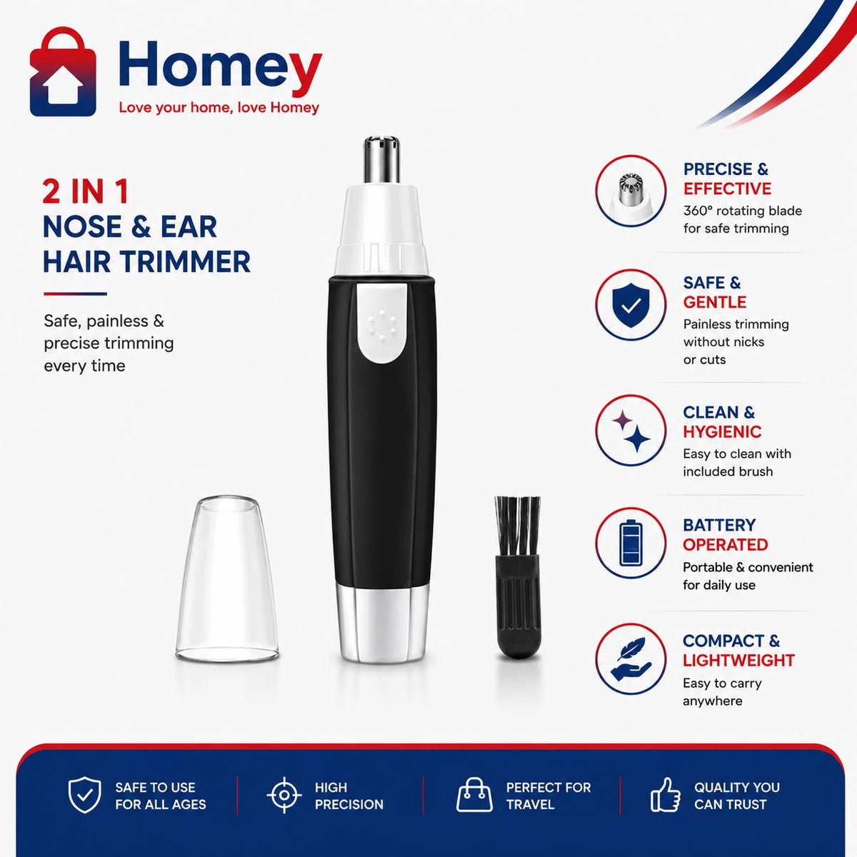 Nose and Ear Hair Trimmer Personal Care