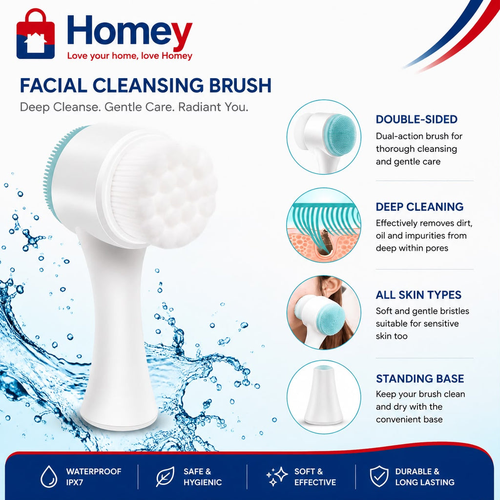 2 in 1 Face Scrubber Brush Beauty Products