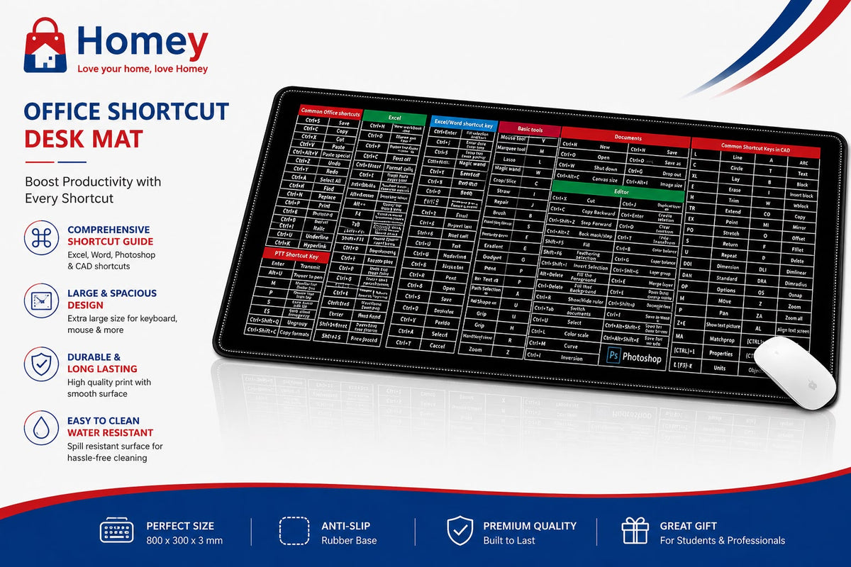 Shortcut Keyboard Mat Office & Stationery
